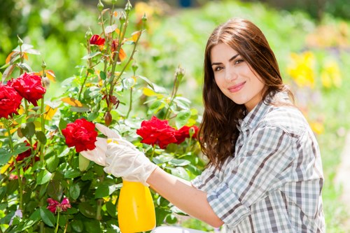 Experienced gardeners Harold Wood enhancing a welcoming home garden