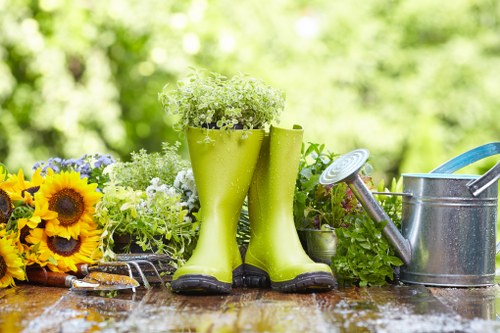 Harold Wood gardening service focused on tidy planting and lawns